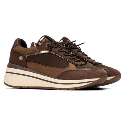 XTI Wedge Trainers - 146170 - Brown
