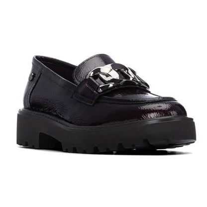 XTI Ladies Loafers- 146258 - Burgundy Patent