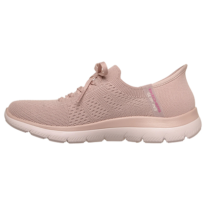Skechers Ladies Slip-In Trainers - 150263 - Pink