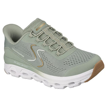 Skechers Ladies Slip-In Trainers - 180272 - Sage