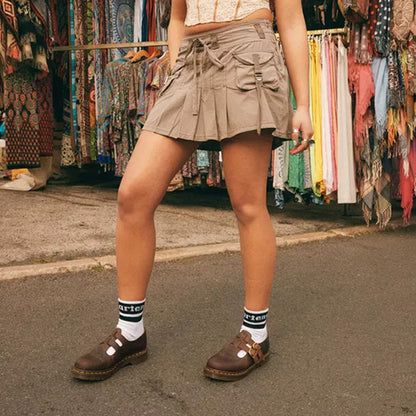 Dr Martens Ladies Mary Jane Shoes - 8065 - Brown