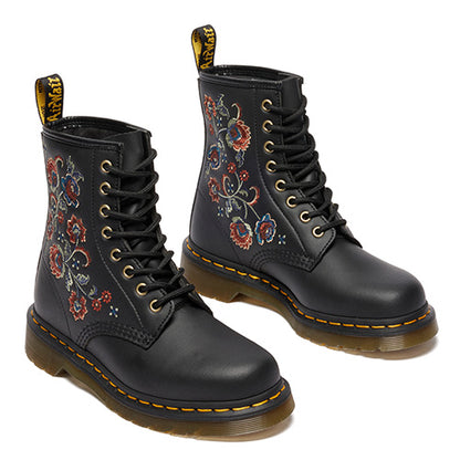 Dr. Martens Ladies 8 Eyelet Boots - 1460 Vonda-  Black