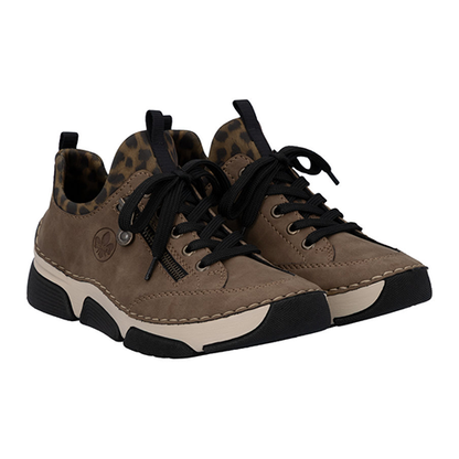 Rieker Comfort Trainer - 45973 - Green / Brown