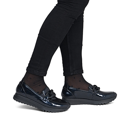 Rieker Ladies Loafer - 49051 - Navy