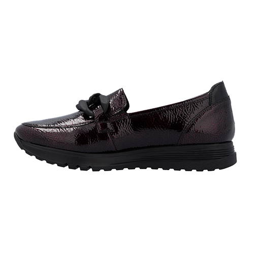 Rieker Ladies Loafers - 49051 - Burgundy
