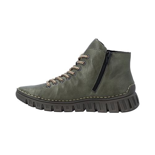 Rieker Ladies Ankle Boots - 57501 - Khaki