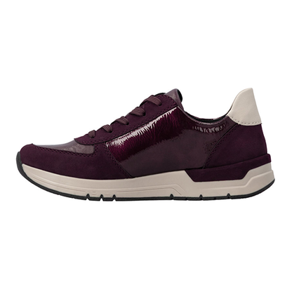 Rieker Ladies Trainers - 58902 - Burgundy