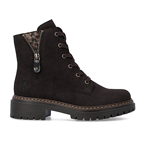 Rieker Laced Ankle Boot - 72617 - Brown