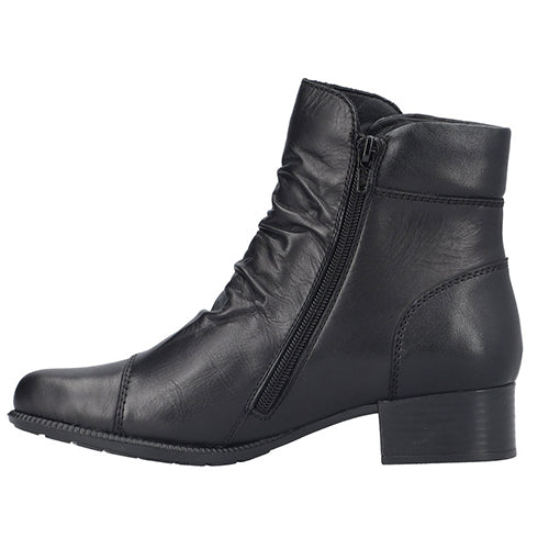 Rieker  Ladies Ankle Boots - 78659-00 - Black