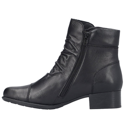 Rieker  Ladies Ankle Boots - 78659-00 - Black