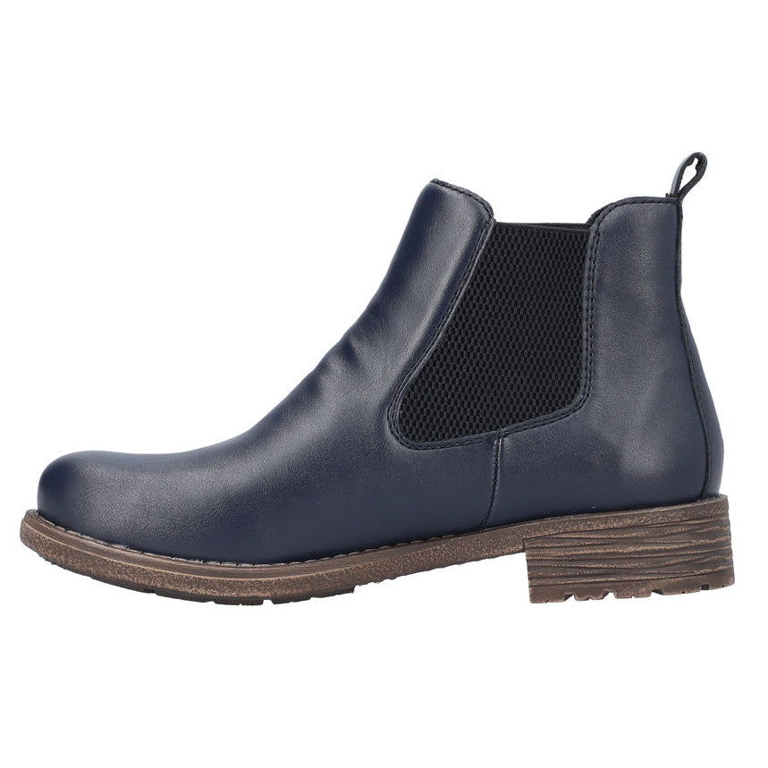 Rieker  Ladies Chelsea Boots -79450-14- Navy