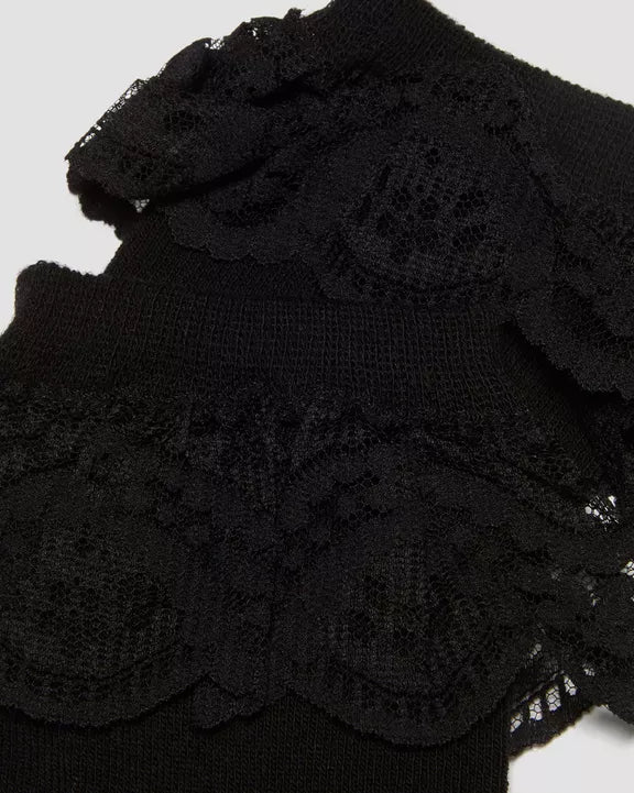 Dr Martens - Frill Organic Cotton Socks - Black