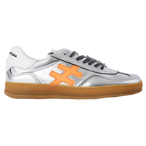Another Trend Ladies Trainers - A0325841 - Silver/Orange