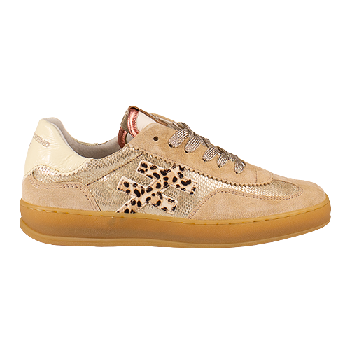 Another Trend Ladies Trainers-  A032C143 - Gold/Leopard