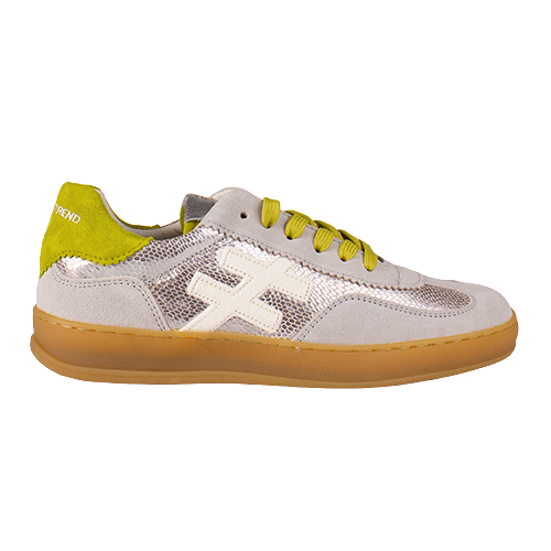 Another Trend Ladies Trainers - A032C1 E3 - Silver/Lime