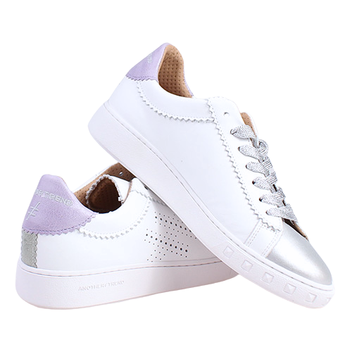 Another Trend Ladies Trainers - A039 M5 - White/Silver