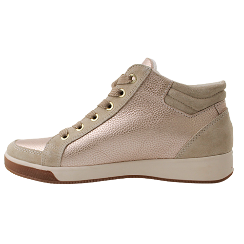 Ara Ladies Hi Top Trainers - 24499-94 - Sand