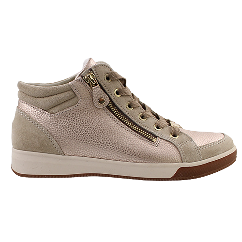 Ara Ladies Hi Top Trainers - 24499-94 - Sand