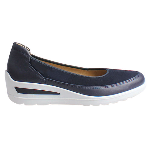 Ara Ladies Wedge Pumps - 50664-02 - Navy