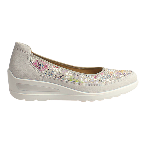 Ara Ladies Wedge Pumps - 50664-06 - Taupe Multi