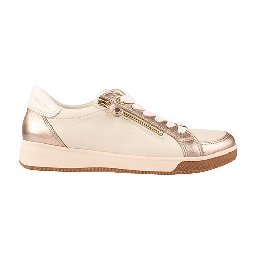 Ara Ladies Trainers - 34432-63 - Cream/sand