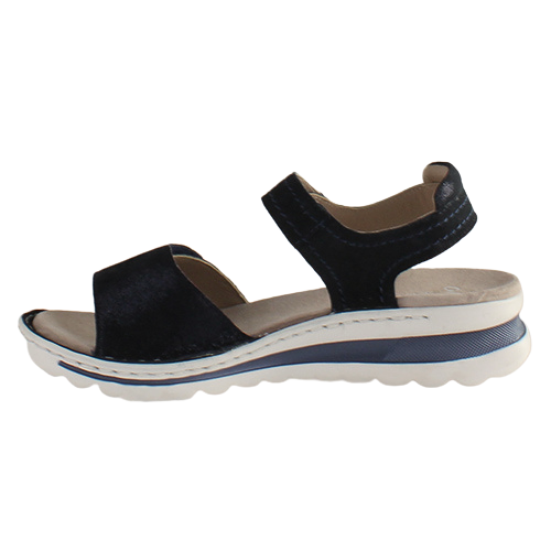 Ara Ladies Velcro Sandals - 47207 - Navy