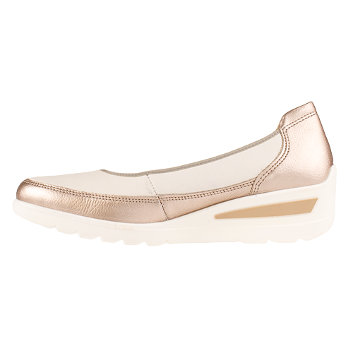 Ara Wide Fit Wedge Pumps - 50664 - Cream