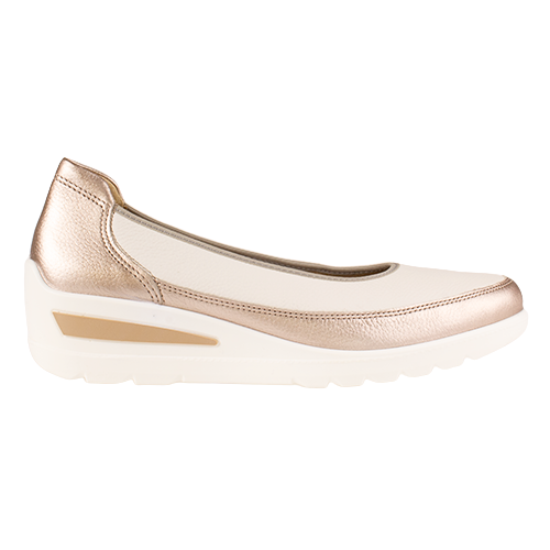 Ara Wide Fit Wedge Pumps - 50664 - Cream