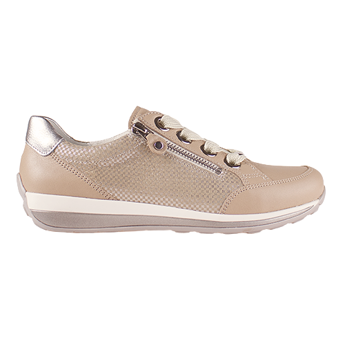 Ara Wedge Trainers - 44587-58 - Beige