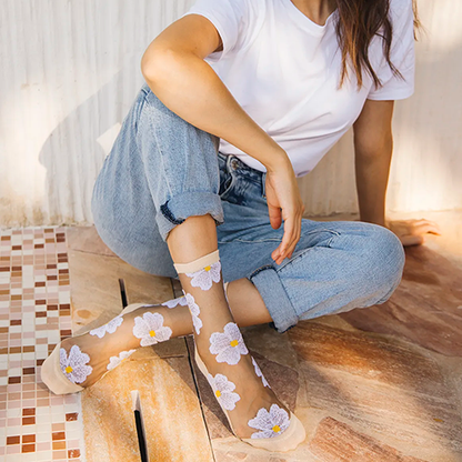 Atelier St Eustache Socks - Murano - Cream