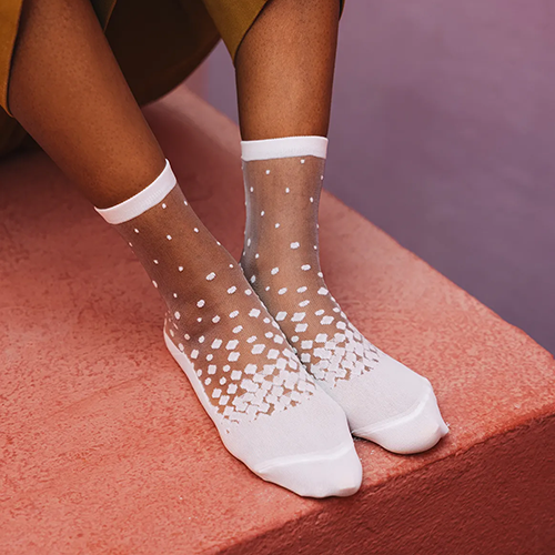 Atelier St Eustache Socks -  Nakameguro - White