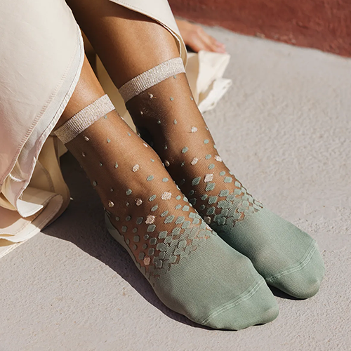 Atelier St Eustache Socks - Nakameguro - Champagne