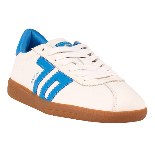 Back 70 Ladies Trainers - Shelly - White/Turqoise