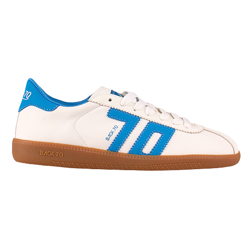 Back 70 Ladies Trainers - Shelly - White/Turqoise