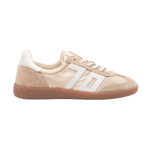 Back 70 Satin Trainer - Ghost - Beige