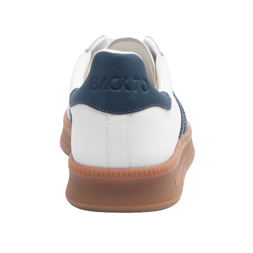 Back 70 Ladies Trainers - Double - White/Navy