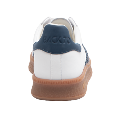 Back 70 Ladies Trainers - Double - White/Navy