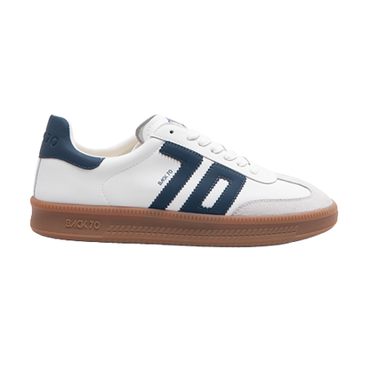 Back 70 Ladies Trainers - Double - White/Navy