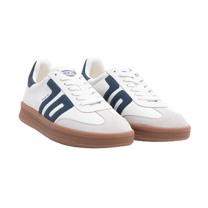 Back 70 Ladies Trainers - Double - White/Navy