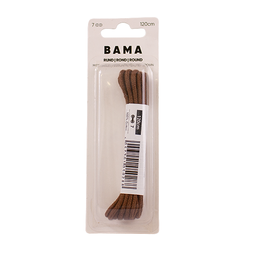 Bama Round Laces - 120cm - Brown