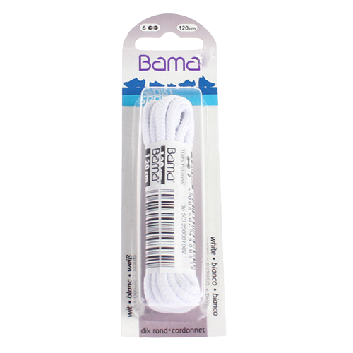 Bama Round Laces - 120cm - White