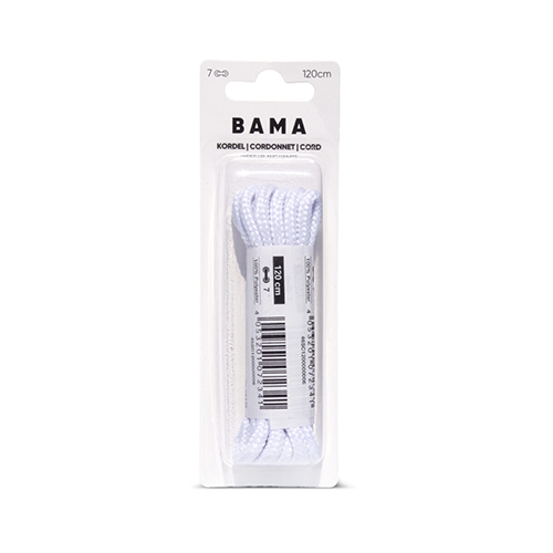Bama Round Cord Lace - 120cm - White