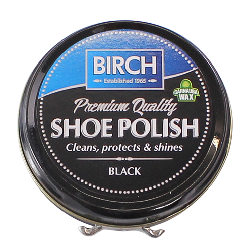 Birch Shoe Polish - Black - 50ml