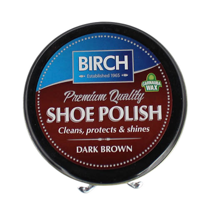 Birch Shoe Polish - Dark Brown - 50ml