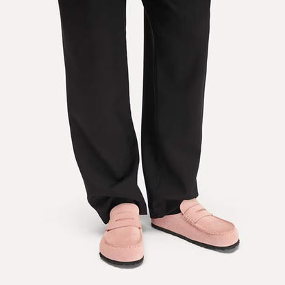 Birkenstock Ladies Wrapped Clogs  - Naples - Pink Clay