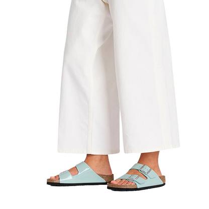 Birkenstock Ladies  Sandals - Arizona - Surf Green Patent