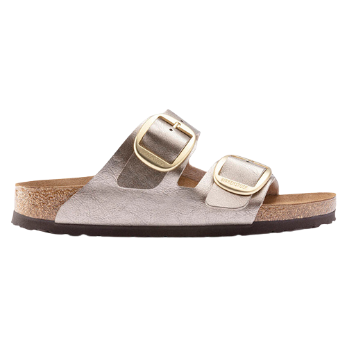 Birkenstock washed sales metallic blue silver