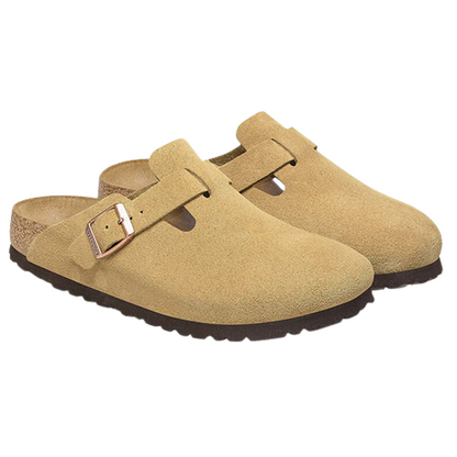 Birkenstock Ladies Clogs - Boston - Latte Cream