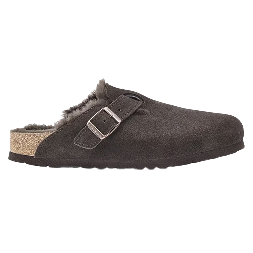 Birkenstock Ladies Clogs - Boston Shearling - Mocca