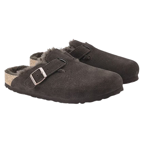 Birkenstock Ladies Clogs - Boston Shearling - Mocca